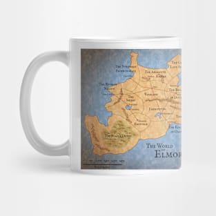 Elmoryn's Map - The Kinless Trilogy fantasy book series Mug